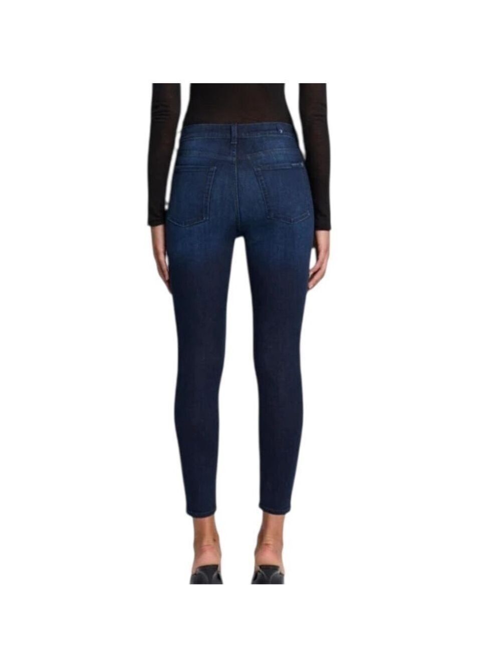 7 For All Mankind High Waist Ankle Gwenevere Jeans Size 27